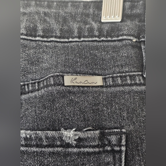 SOLD Kancan charcoal ankle length straight leg mid rise, Size 31/15 - Picture 12 of 16